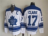 Toronto Maple Leafs #17 Wendel Clark White CCM Throwback Jerseys,baseball caps,new era cap wholesale,wholesale hats