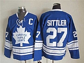 Toronto Maple Leafs #27 Darryl Sittler Blue CCM Throwback Jerseys,baseball caps,new era cap wholesale,wholesale hats