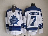 Toronto Maple Leafs #7 Tim Horton White CCM Throwback Jerseys,baseball caps,new era cap wholesale,wholesale hats