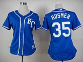 Womens Kansas City Royals #35 Eric Hosmer 2015 Blue Cool Base Jerseys,baseball caps,new era cap wholesale,wholesale hats