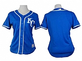Womens Kansas City Royals Blank 2015 Blue Cool Base Jerseys,baseball caps,new era cap wholesale,wholesale hats