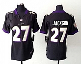 Womens Nike Baltimore Ravens #27 Jackson Black Game Jerseys,baseball caps,new era cap wholesale,wholesale hats