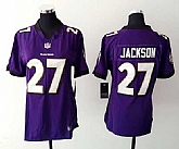 Womens Nike Baltimore Ravens #27 Jackson Purple Game Jerseys,baseball caps,new era cap wholesale,wholesale hats