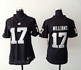 Womens Nike Oakland Raiders #17 Milton Williams Black Game Jerseys,baseball caps,new era cap wholesale,wholesale hats
