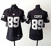 Womens Nike Oakland Raiders #89 Cooper Black Game Jerseys,baseball caps,new era cap wholesale,wholesale hats