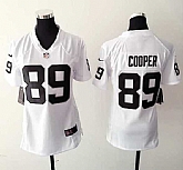 Womens Nike Oakland Raiders #89 Cooper White Game Jerseys,baseball caps,new era cap wholesale,wholesale hats