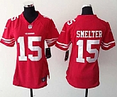 Womens Nike San Francisco 49ers #15 DeAndre Smelter Red Game Jerseys,baseball caps,new era cap wholesale,wholesale hats