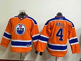 Youth Edmonton Oilers #4 Taylor Hall 2015 Orange Jerseys,baseball caps,new era cap wholesale,wholesale hats