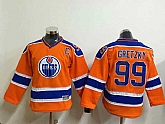 Youth Edmonton Oilers #99 Wayne Gretzky 2015 Orange Jerseys,baseball caps,new era cap wholesale,wholesale hats