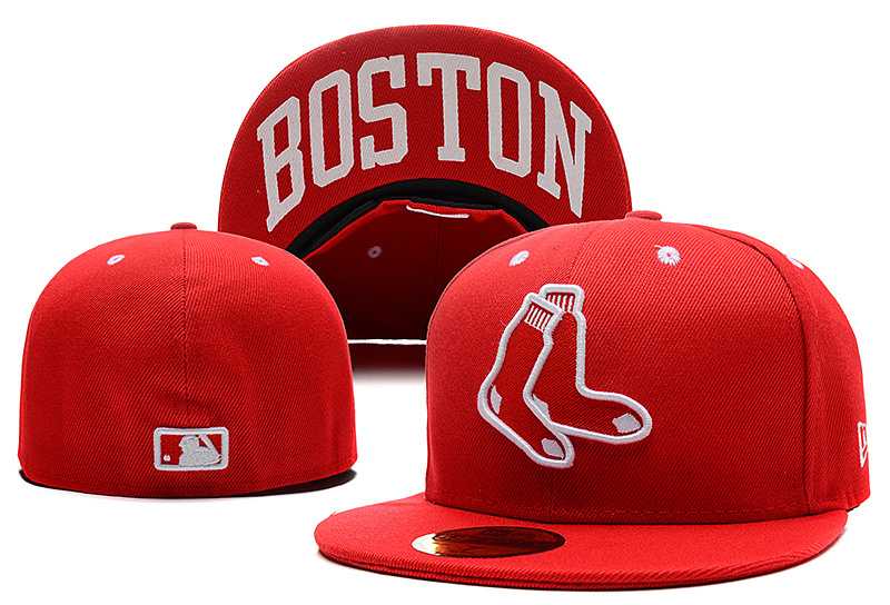 Boston Red Sox MLB Fitted Stitched Hats LXMY (8)