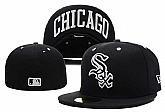 Chicago White Sox MLB Fitted Stitched Hats LXMY (4),baseball caps,new era cap wholesale,wholesale hats