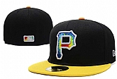 Pittsburgh Pirates MLB Fitted Stitched Hats LXMY (6),baseball caps,new era cap wholesale,wholesale hats