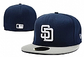 San Diego Padres MLB Fitted Stitched Hats LXMY (2),baseball caps,new era cap wholesale,wholesale hats