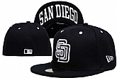 San Diego Padres MLB Fitted Stitched Hats LXMY (5),baseball caps,new era cap wholesale,wholesale hats
