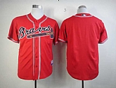Customized Atlanta Braves Stitched Red Baseball Jersey,baseball caps,new era cap wholesale,wholesale hats