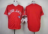 Customized Toronto Blue Jays Stitched Home Red Cool Base Baseball Jersey,baseball caps,new era cap wholesale,wholesale hats