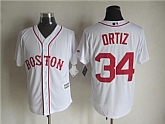 Majestic Boston Red Sox #34 Davod Ortiz 2015 White MLB Stitched Jerseys,baseball caps,new era cap wholesale,wholesale hats