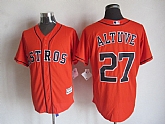 Majestic Houston Astros #27 Jose Altuve Orange MLB Stitched Jerseys,baseball caps,new era cap wholesale,wholesale hats