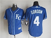 Majestic Kansas City Royals #4 Alex Gordon Blue MLB Stitched Jerseys,baseball caps,new era cap wholesale,wholesale hats