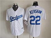 Majestic Los Angeles Dodgers #22 Clayton Kershaw White MLB Stitched Jerseys,baseball caps,new era cap wholesale,wholesale hats