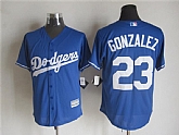 Majestic Los Angeles Dodgers #23 Adrian Gonzalez Blue MLB Stitched Jerseys,baseball caps,new era cap wholesale,wholesale hats
