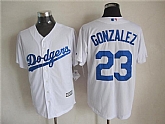Majestic Los Angeles Dodgers #23 Adrian Gonzalez White MLB Stitched Jerseys,baseball caps,new era cap wholesale,wholesale hats