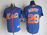 Majestic New York Mets #28 Murphy Blue MLB Stitched Jerseys,baseball caps,new era cap wholesale,wholesale hats