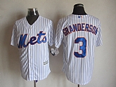 Majestic New York Mets #3 Curtis Granderson White Pinstripe MLB Stitched Jerseys,baseball caps,new era cap wholesale,wholesale hats