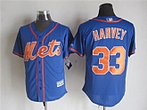 Majestic New York Mets #33 Matt Harvey Blue MLB Stitched Jerseys,baseball caps,new era cap wholesale,wholesale hats