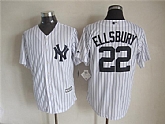 Majestic New York Yankees #22 Jacoby Ellsbury White Pinstripe MLB Stitched Jerseys,baseball caps,new era cap wholesale,wholesale hats