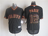 Majestic San Francisco Giants #12 Joe Panik Black MLB Stitched Jerseys,baseball caps,new era cap wholesale,wholesale hats