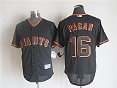 Majestic San Francisco Giants #16 Angel Pagan Black MLB Stitched Jerseys,baseball caps,new era cap wholesale,wholesale hats