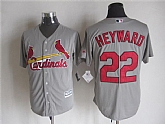 Majestic St. Louis Cardinals #22 Jason Heyward Gray MLB Stitched Jerseys,baseball caps,new era cap wholesale,wholesale hats