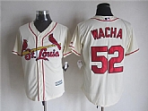 Majestic St. Louis Cardinals #52 Michael Wacha Cream MLB Stitched Jerseys,baseball caps,new era cap wholesale,wholesale hats