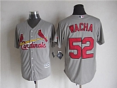 Majestic St. Louis Cardinals #52 Michael Wacha Gray MLB Stitched Jerseys,baseball caps,new era cap wholesale,wholesale hats