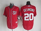 Majestic Washington Nationals #20 Lan Desmond Red MLB Stitched Jerseys,baseball caps,new era cap wholesale,wholesale hats