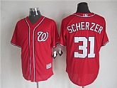 Majestic Washington Nationals #31 #31 Max Scherzer Red MLB Stitched Jerseys,baseball caps,new era cap wholesale,wholesale hats