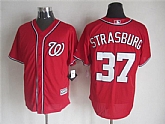 Majestic Washington Nationals #37 Stephen Strasburg Red MLB Stitched Jerseys,baseball caps,new era cap wholesale,wholesale hats