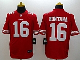 Nike Limited San Francisco 49ers #16 Joe Montana Red Jerseys,baseball caps,new era cap wholesale,wholesale hats