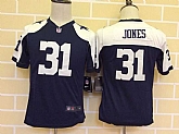 Youth Nike Dallas Cowboys #31 Byron Jones Navy Blue Thanksgiving Game Jerseys,baseball caps,new era cap wholesale,wholesale hats