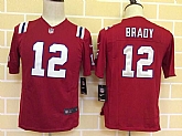 Youth Nike New England Patriots #12 Tom Brady Red Game Jerseys,baseball caps,new era cap wholesale,wholesale hats
