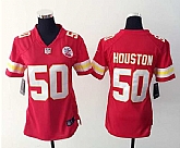 Womens Nike Kansas City Chiefs #50 Justin Houston Red Game Jerseys