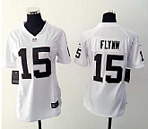Womens Nike Oakland Raiders #15 Matt Flynn White Game Jerseys,baseball caps,new era cap wholesale,wholesale hats