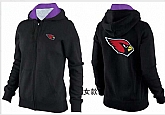 Womens Arizona Cardinals Team Logo 2015 Full Zip Hoodie-66,baseball caps,new era cap wholesale,wholesale hats
