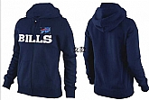Womens Buffalo Bills Team Logo 2015 Full Zip Hoodie-11,baseball caps,new era cap wholesale,wholesale hats