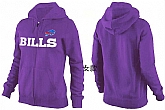 Womens Buffalo Bills Team Logo 2015 Full Zip Hoodie-13,baseball caps,new era cap wholesale,wholesale hats