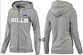 Womens Buffalo Bills Team Logo 2015 Full Zip Hoodie-17,baseball caps,new era cap wholesale,wholesale hats