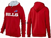 Womens Buffalo Bills Team Logo 2015 Full Zip Hoodie-19,baseball caps,new era cap wholesale,wholesale hats