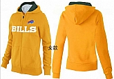 Womens Buffalo Bills Team Logo 2015 Full Zip Hoodie-22,baseball caps,new era cap wholesale,wholesale hats