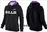 Womens Buffalo Bills Team Logo 2015 Full Zip Hoodie-24,baseball caps,new era cap wholesale,wholesale hats